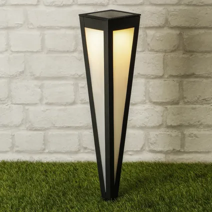 Prikspot - zwart - solar tuinverlichting - 58 cm 2