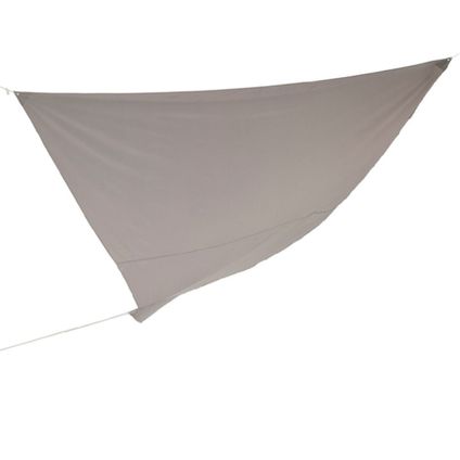 Decoris Schaduwdoek - grijs - driehoek - 360 cm
