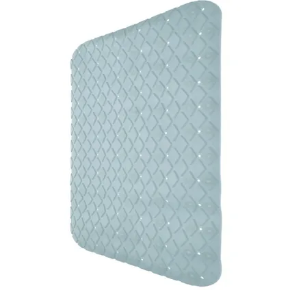 Excellent Houseware Badmat - antislip - mintgroen - 55 cm - vierkant 2