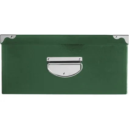 5Five Opbergdoos/box - groen - L48 x B33.5 x H16 cm - Karton 4