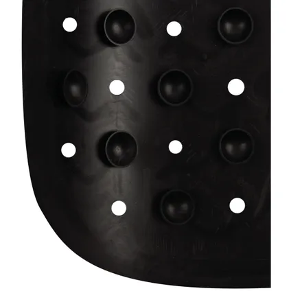 MSV Douche/bad anti-slip mat badkamer - rubber - zwart - 54 x 54 cm 3