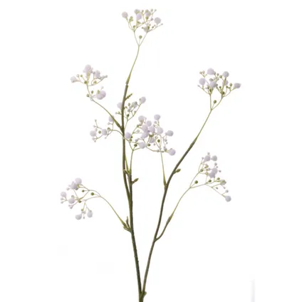 Gipskruid-gypsophila - kunstbloem - takken - wit - 66 cm