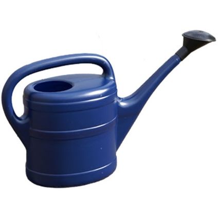 Geli Gieter - donkerblauw - kunststof - met broeskop - 10 liter