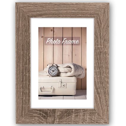 Zep Fotolijstje - bruin - hout - voor foto van 15 x 20 cm