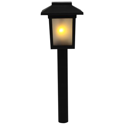 Ben Tools Prikspot - solar tuinverlichting - vlameffect - 34 cm