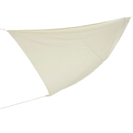 Decoris Schaduwdoek - wit - driehoek - polyester - 360 cm