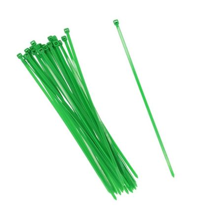 Gerim Tiewraps-kabelbinders - 30 stuks - groen - 30 cm
