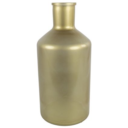 Countryfield Vaas - mat goud - glasA - XXL fles - D24 x H52 cm