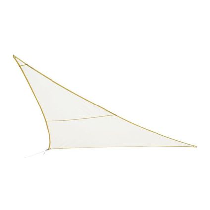 Hesperide Schaduwdoek Curacao - driehoekig - wit - 3x3m