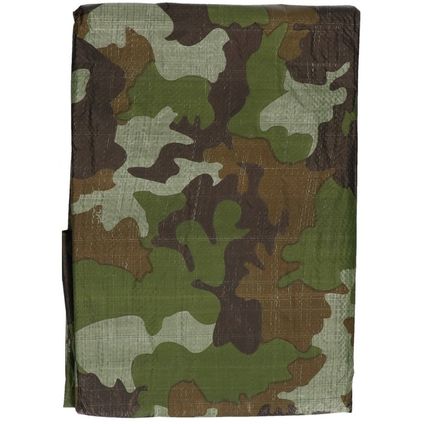 Benson Afdekzeil - camouflage groen - 2 x 3 meter