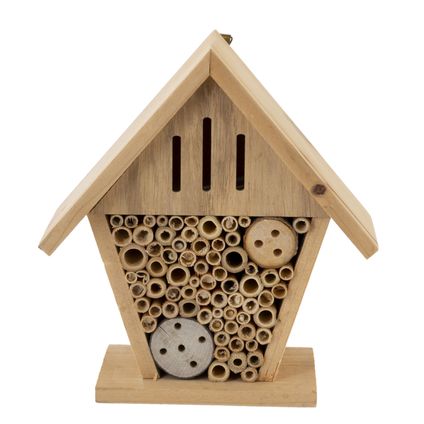 Cosy @ Home Vlinderhuis - hout - insectenhotel - 19 cm