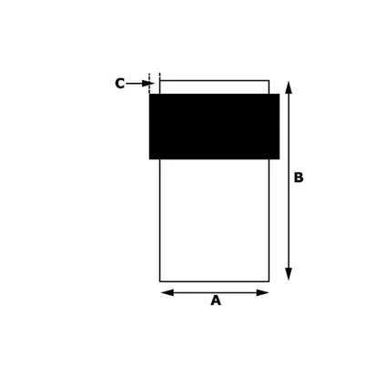Bellatio design Deurstopper - RVS - 4 x 3 cm 2
