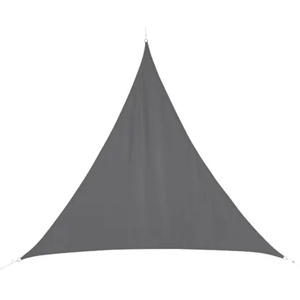 Hesperide Schaduwdoek Curacao - driehoekig - grijs - 4x4m