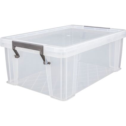 Whitefurze Opbergbox - 10 liter - Transparant - 40 x 26 x 15 cm