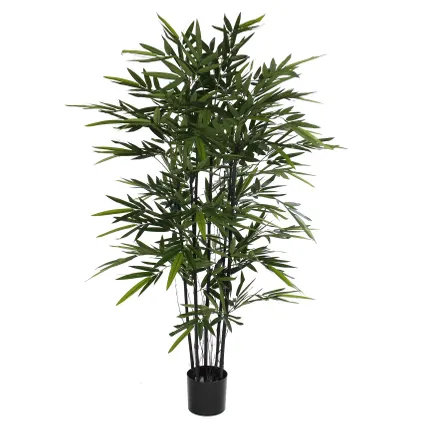 Plante artificielle Mica Decorations Bamboe - 75x75x150 cm - Noir