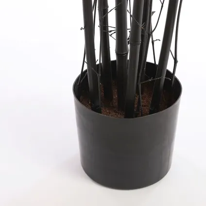 Plante artificielle Mica Decorations Bamboe - 75x75x150 cm - Noir 3