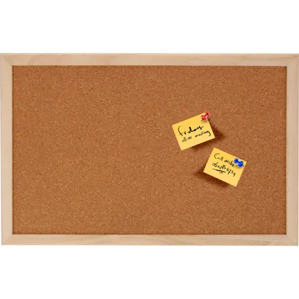 H&S Collection prikbord/memobord - 30 x 45 cm - kurk