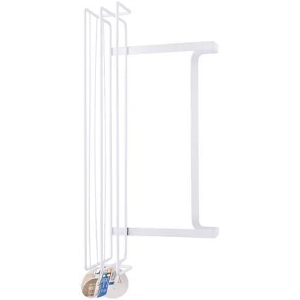 Badkamerrekje - deur ophanging - wit - 35 cm 2