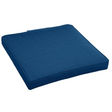 Hesperide Stoelkussens - binnen/ buiten stoelen - blauw - 40 x 4 cm