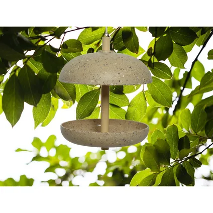 Decoris Vogelvoedersilo - hangend - bamboe - lichtbruin - 25 cm 2