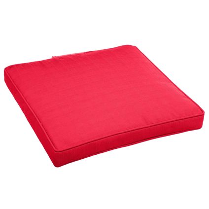 Hesperide Stoelkussens - binnen/ buiten stoelen - rood - 40 x 4 cm