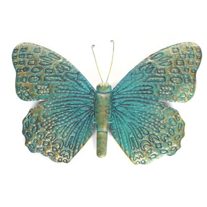 Anna's Collections Tuindecoratie - vlinder - metaal - 31 cm