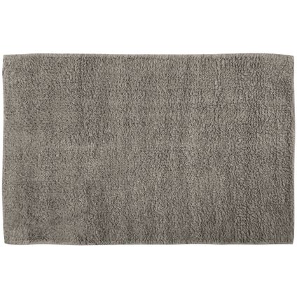 MSV Badkamerkleedje/badmat voor op de vloer - taupe - 45 x 70 cm
