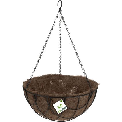 Pro Garden Hanging basket - plantenbak - metaal - 30 cm