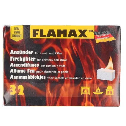 Flamax Aanmaakblokjes voor BBQ - 32 stuks 2