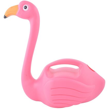 Gieter - flamingo - roze - 1,5 liter - kunststof