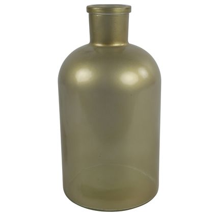 Countryfield Vaas - mat goud - glasA - fles - D14 x H27 cm