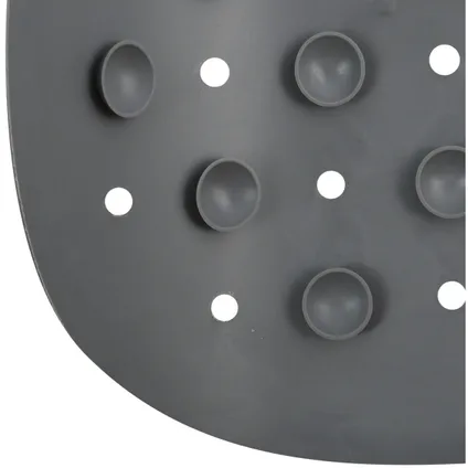 MSV Douche/bad anti-slip mat badkamer - rubber - grijs - 54 x 54 cm 3