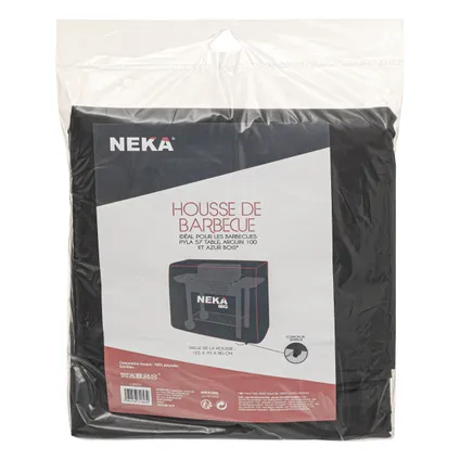 Neka Afdekhoes-beschermhoes - voor BBQ - zwart - 125 x 70 x 90 cm 2