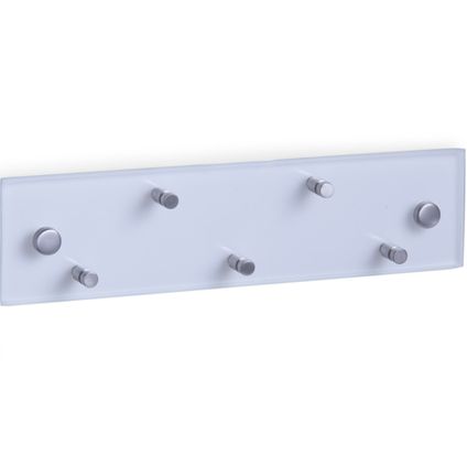 Zeller Sleutelrek - transparant - 5 sleutels - 30 cm