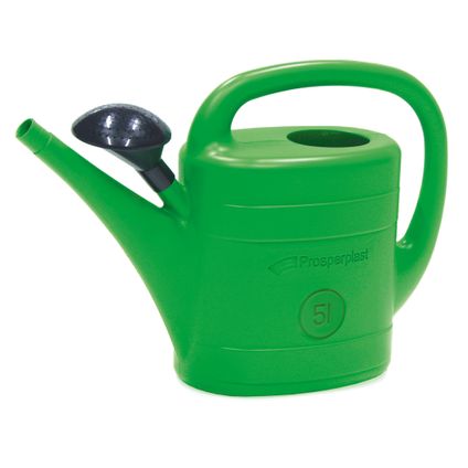 Prosperplast Gieter - groen - kunststof - afneembare broeskop - 5 liter