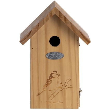 Best for Birds Vogelhuisje - hout - Pimpelmees nestkastje - 26 cm