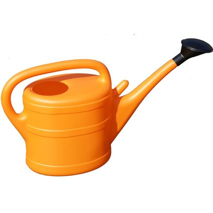 Geli Gieter - oranje - kunststof - met broeskop - 10 liter