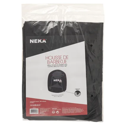 Neka Afdekhoes-beschermhoes - voor BBQ - zwart - 72 x 100 cm 2
