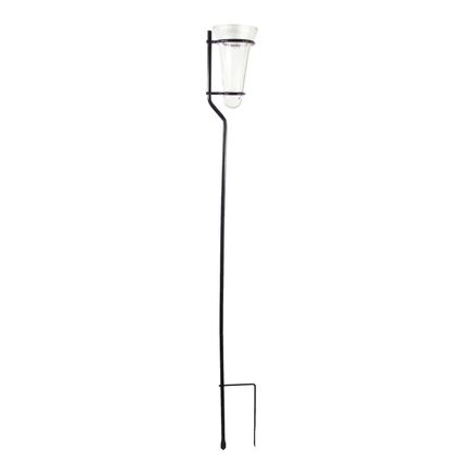 Regenmeter - glas - 25 ml - met steel - 130 cm