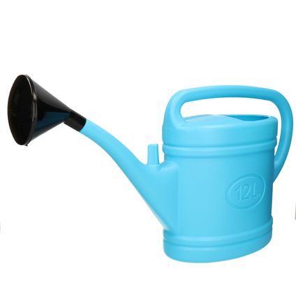 Forte Plastics Gieter - met broeskop - blauw - 12 liter