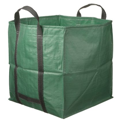 Tuinafvalzak - vierkant - opvouwbaar - groen - 324 liter