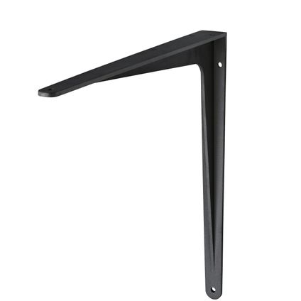 Trendoz Plankdrager - aluminium - zwart - 24 x 19 cm