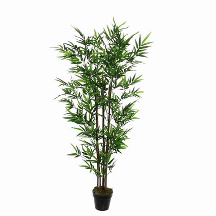 Plante artificielle Mica Decorations Bamboe - 90x90x155 cm - Vert