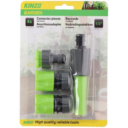 Kinzo Plantensproeier - voor tuinslang - 4-delig - sproeikop 2