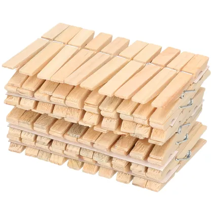 Sorex Wasknijpers - 50 stuks - hout - knijpers 2