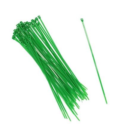 Gerim Tiewraps-kabelbinders - 50 stuks - groen - 25 cm