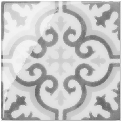 Zelfklevende spatwanden x4, 9.69x19.69cm - Smart Tiles Vintage Girona Cordu