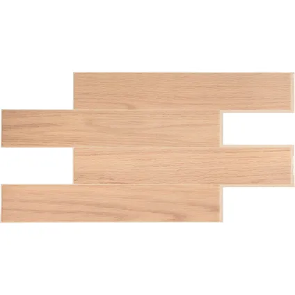 Smart Tiles 2 crédences adhésives XL Norway Oak Brun 57.3x29.41cm