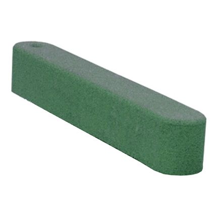 Rubber zandbak rand - 100x15x15 cm - Groen - Opsluitband