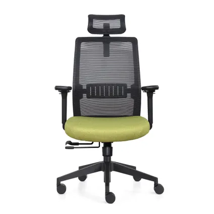 Chaise de bureau Napoli Deluxe 4D - NEN-EN 1335 - Vert citron 7